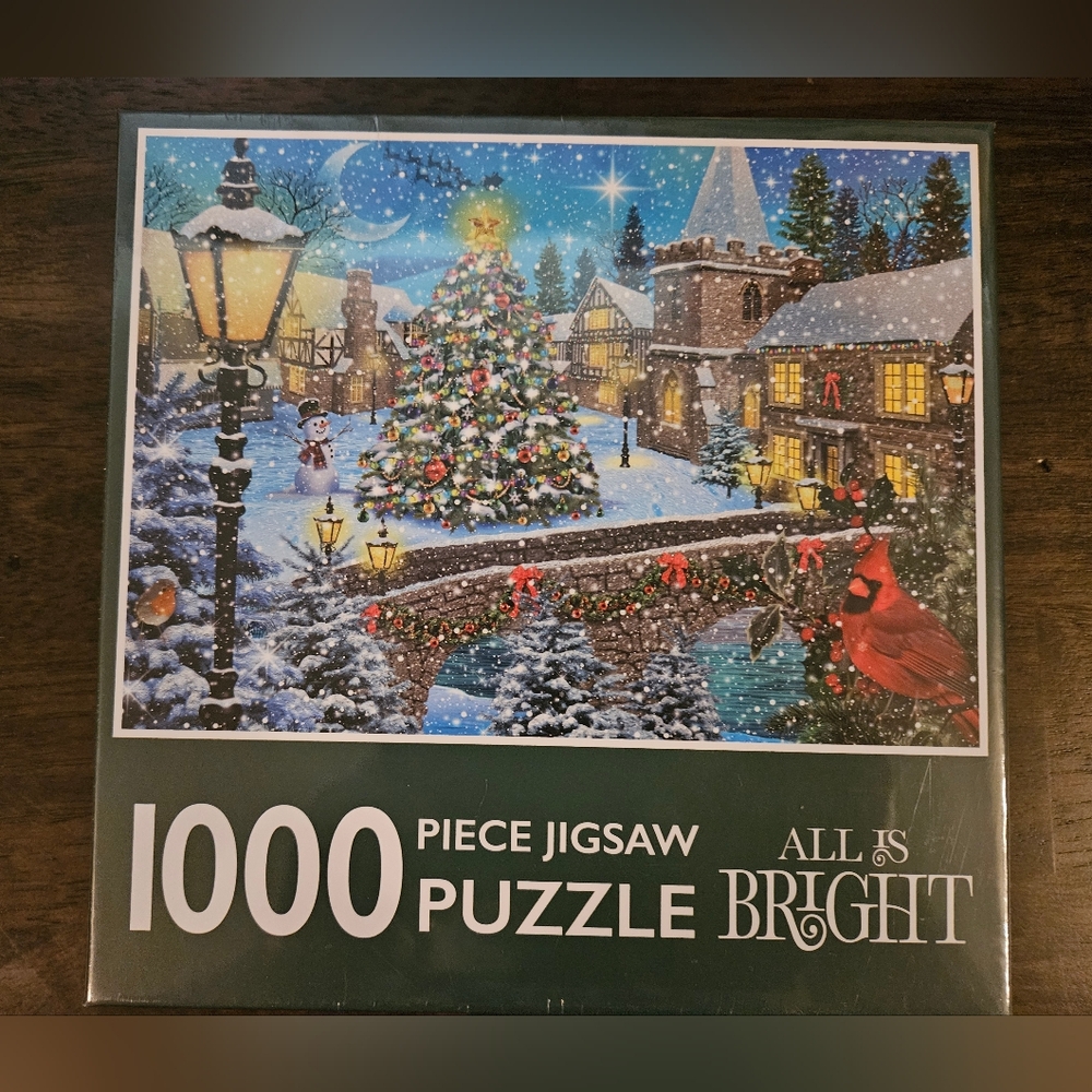 NWT All Is Bright 1000 Piece Puzzle